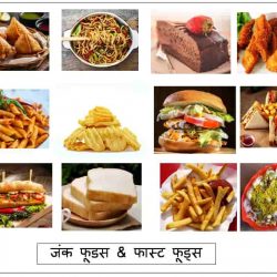junk food meaning in hindi