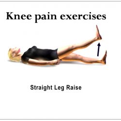 Straight leg raises knee pain exercises
