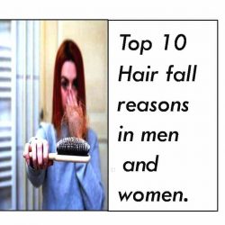 Hair fall reasons in male and female