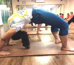 Women yoga center